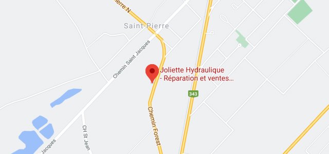 Google map : Joliette Hydraulique